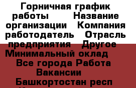 Горничная-график работы 1/2 › Название организации ­ Компания-работодатель › Отрасль предприятия ­ Другое › Минимальный оклад ­ 1 - Все города Работа » Вакансии   . Башкортостан респ.,Караидельский р-н